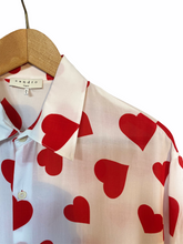 Load image into Gallery viewer, Sandro Heart Printed Shirt (White)
